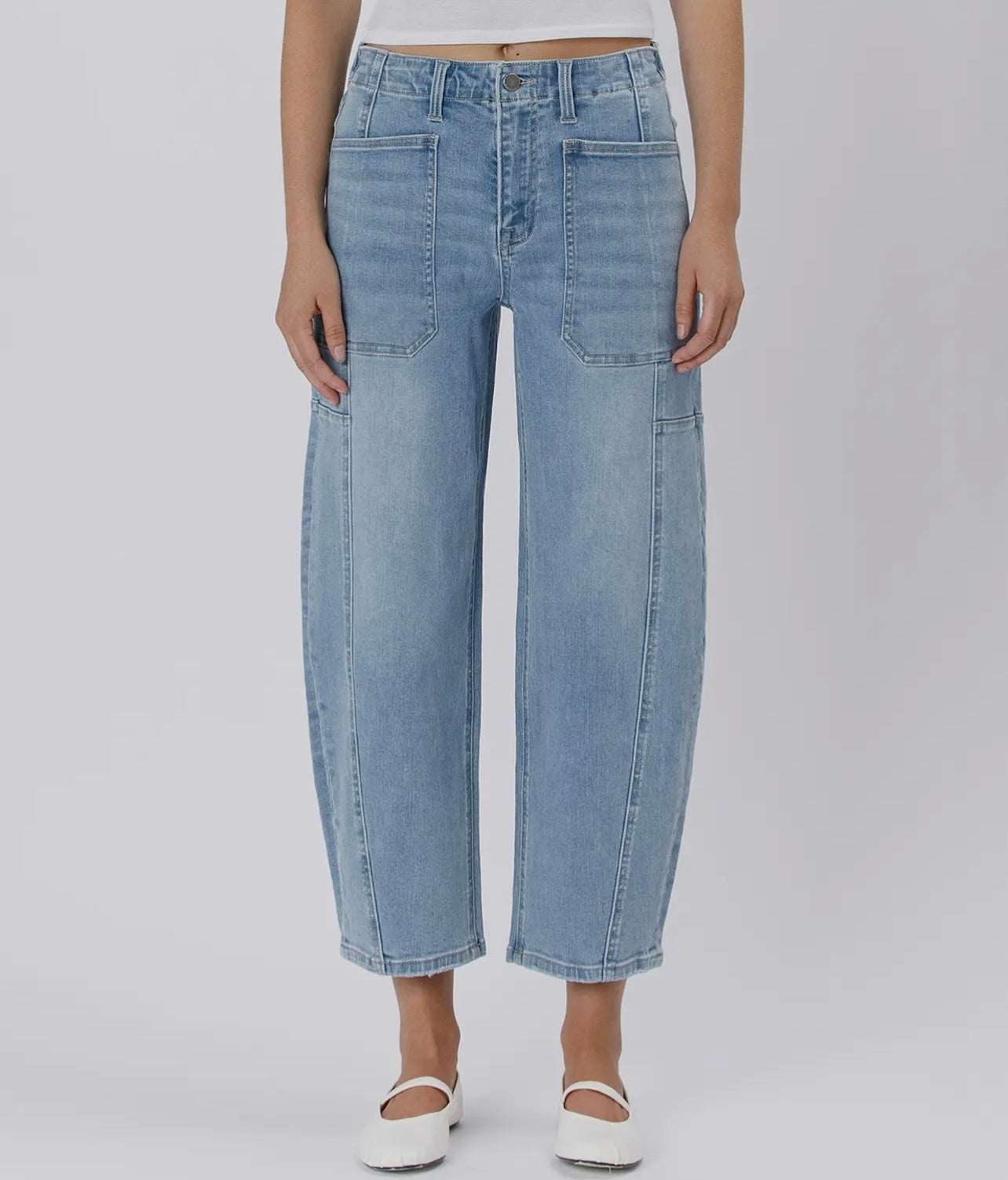 Accomplishments Super High Rise Barrel Jeans