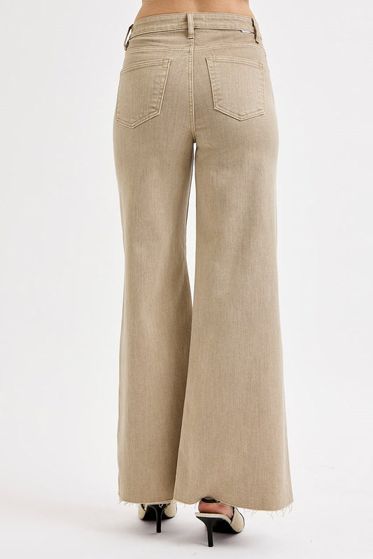 Tina Taupe HR Palazzo Denim