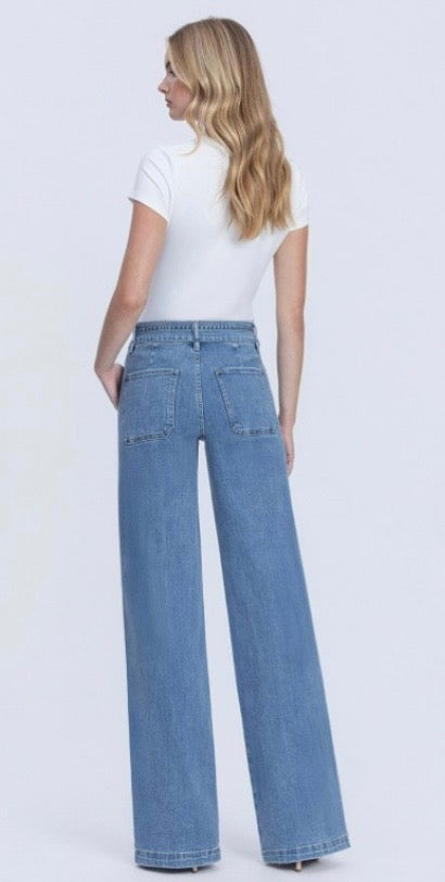 Olivia Lush Life HR Wide Leg Jeans