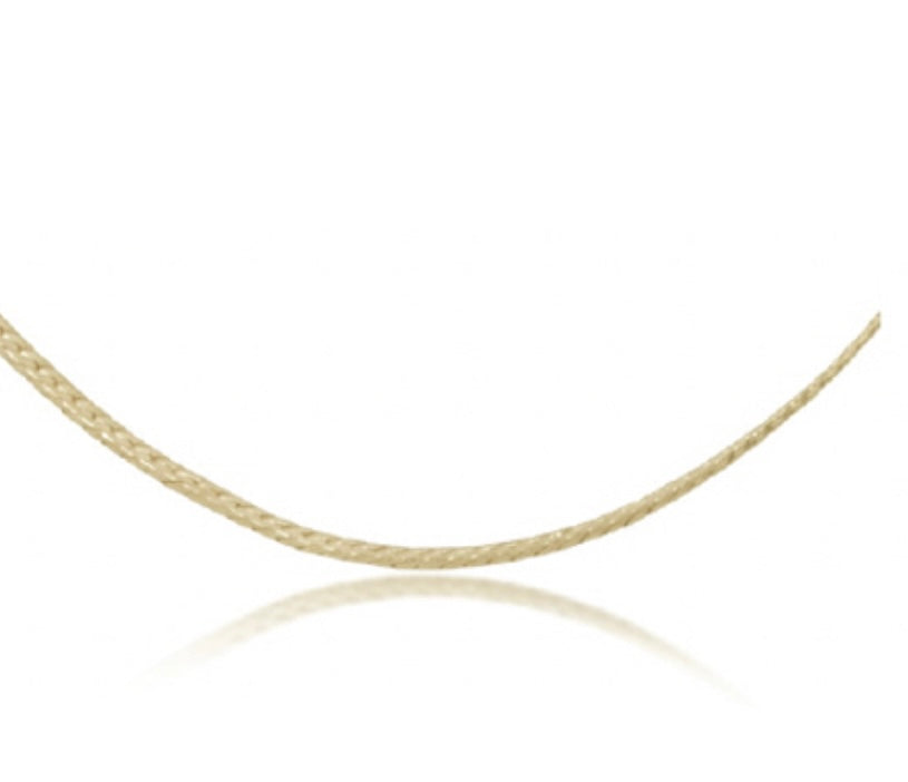 15" Choker Herringbone Chain - Gold
