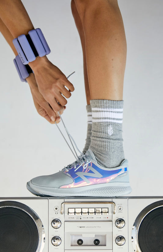 Movement Logo Stripe Tube Heather Grey