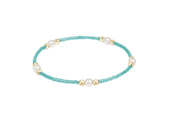 Hope Purpose Pearl Bracelet - Sea Glass