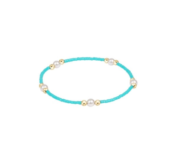 Hope Purpose Pearl Bracelet - Turquoise