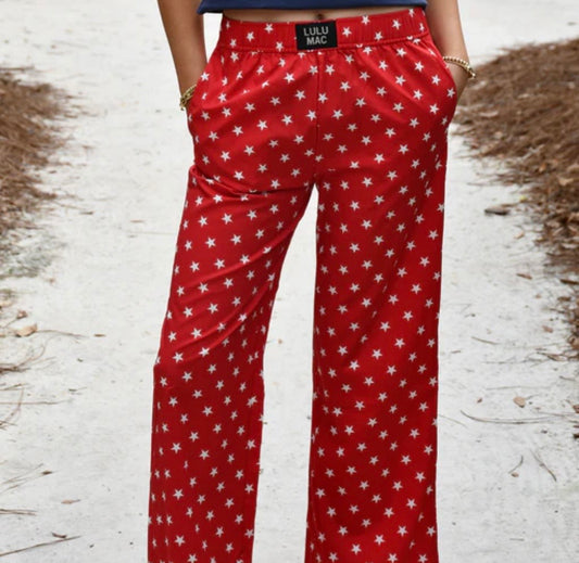 Lulu Mac Red Star Pant