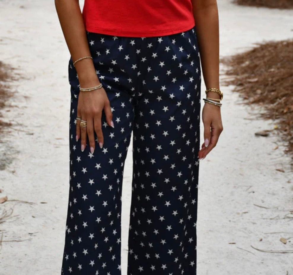 Lulu Mac Navy Star Pant
