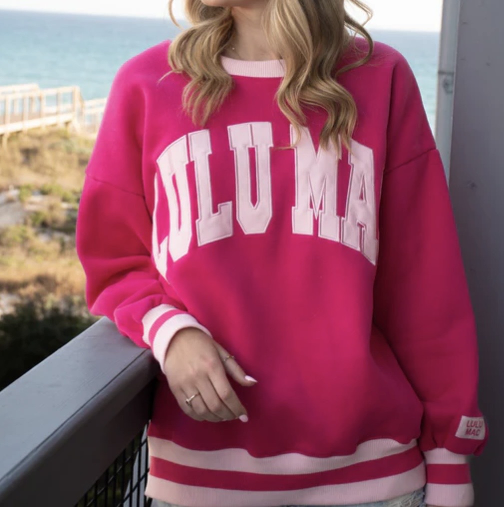 LuLu Mac Social Society Hot Pink/Light Pink