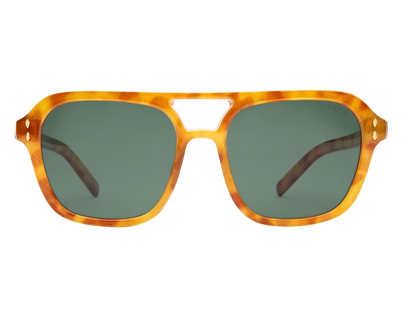 Monaco Honey Tort/Green Polarized Lens