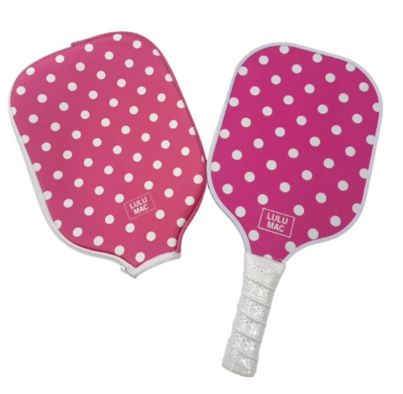 Hot Pink/White Pickleball Paddle