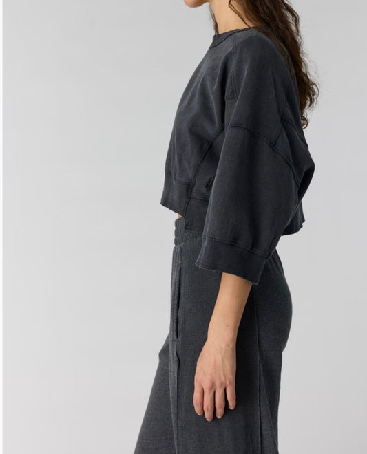 Short Sleeve Intercept Pullover Black