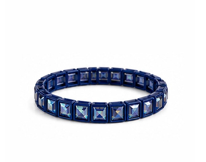 Navy RHINESTONE BRACELET