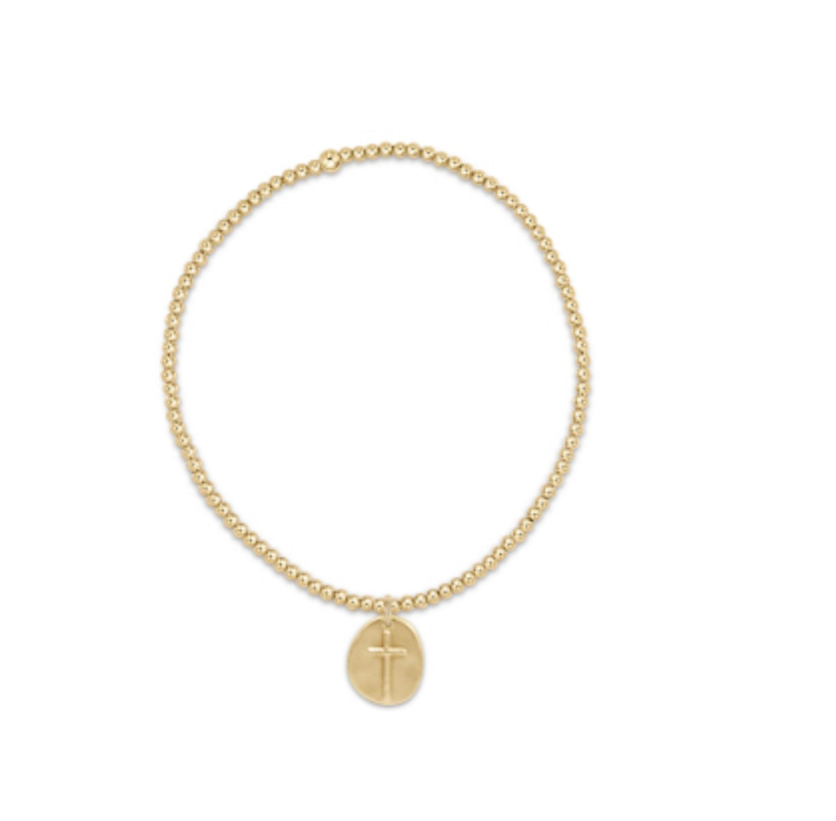 Enewton Extends - Classic Gold 2mm Bead Bracelet - Inspire Small Gold Charm