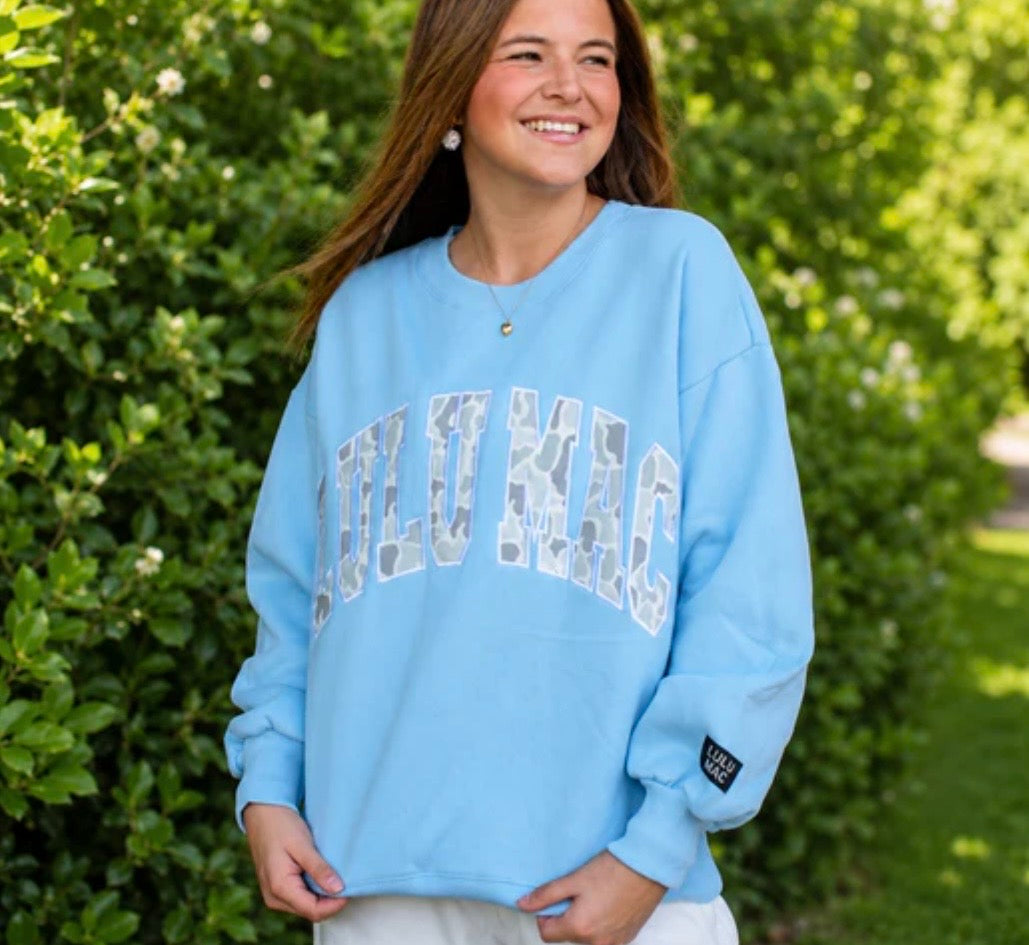 Lt Blue WCA LuLu Mac Sweatshirt