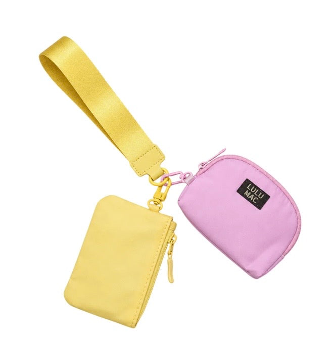 Lulu Mac Double Pouch Butter/Light Pink