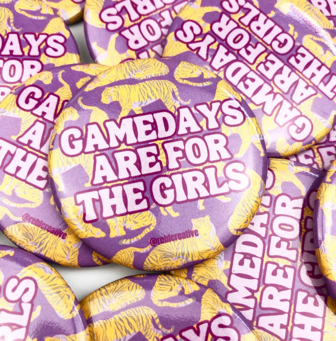 Gameday Buttons RC 2.25 inch