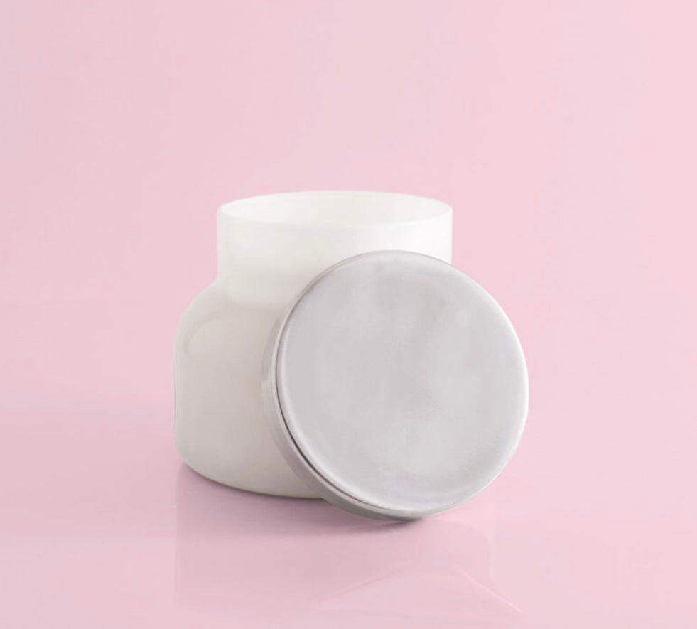 19 oz White Signature Jar Volcano