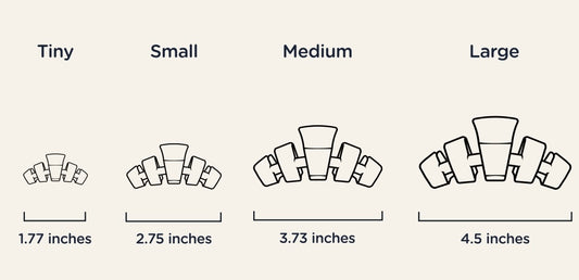 Classic Hair Clip Tiny Burgundy Bliss