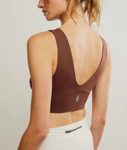 Never Better Crop Cami Cocoa