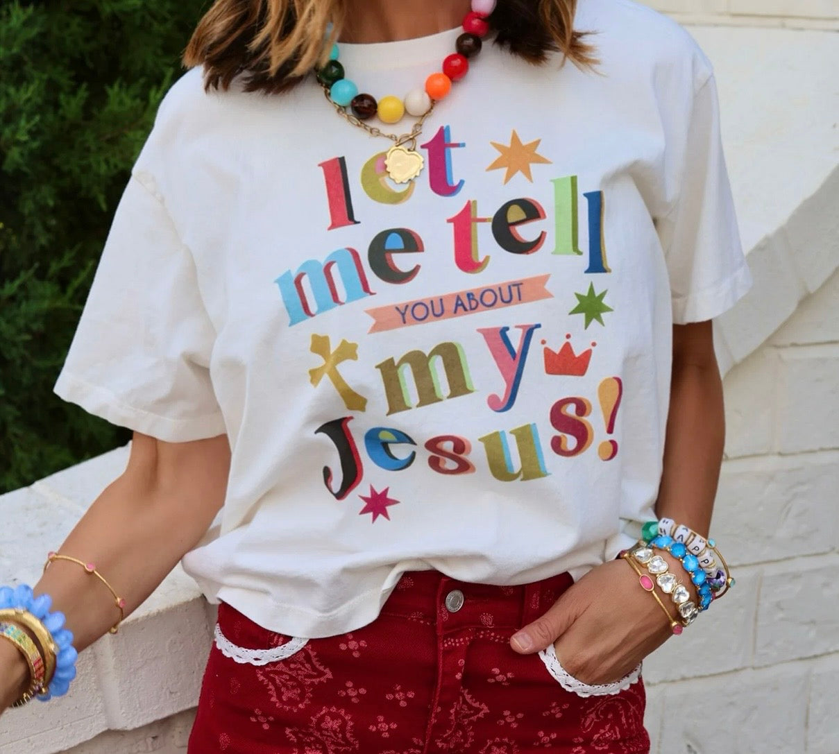 My Jesus Crop Tee