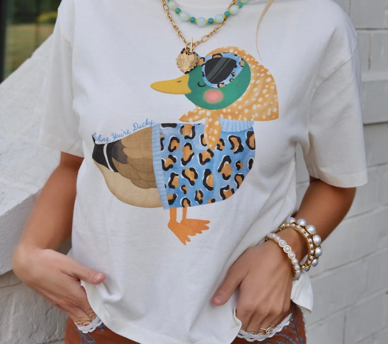 Darling, You’re Ducky Crop Tee