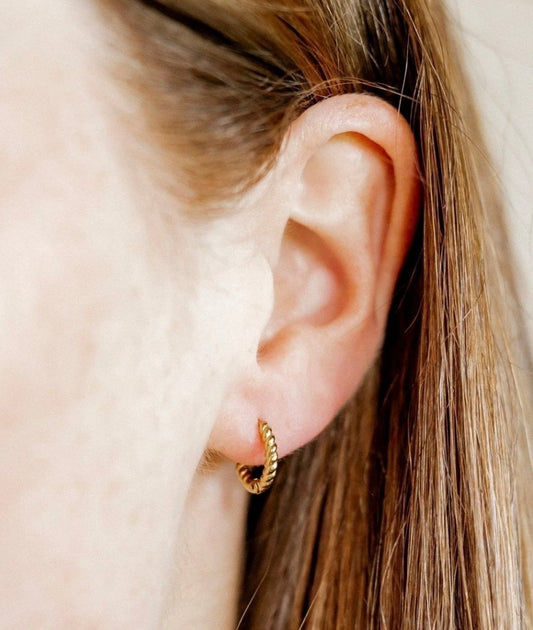 Huggie Earrings - Madeline Gold