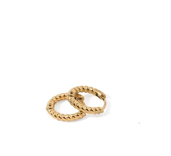 Huggie Earrings - Madeline Gold
