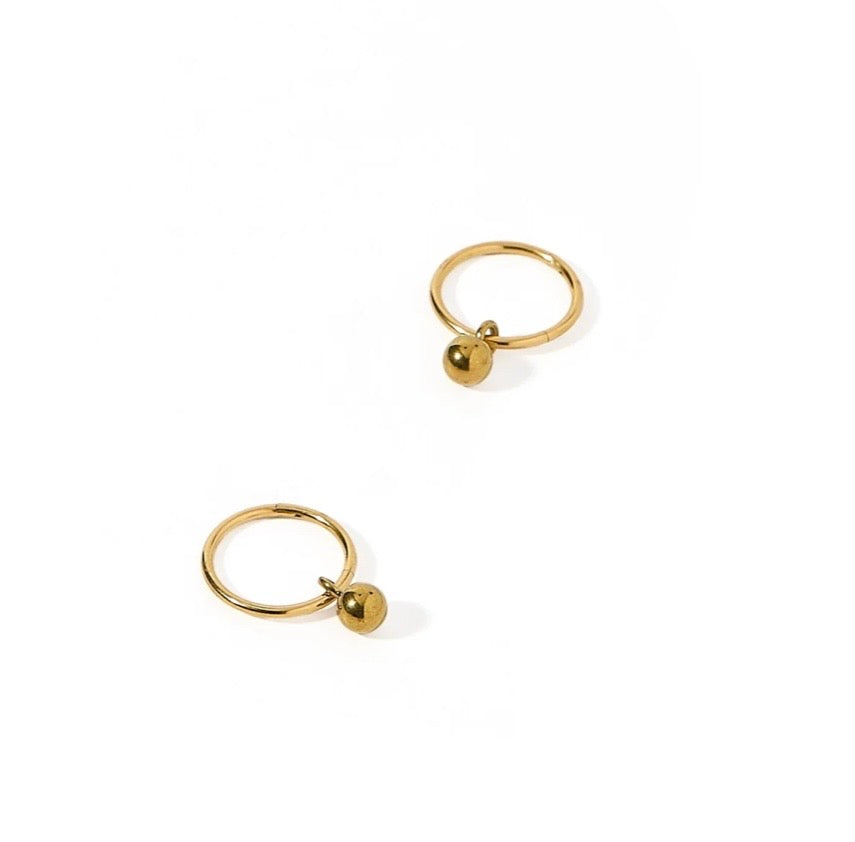 Huggie Charm Earrings - Nola 10mm