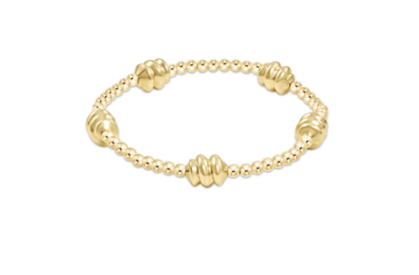 Admire Gold 3mm Bead Bracelet - Gold