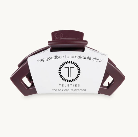 Open Burgundy Bliss Small Hair Clip