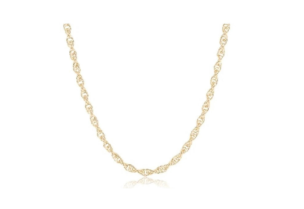 15” Choker Rope Chain - Gold