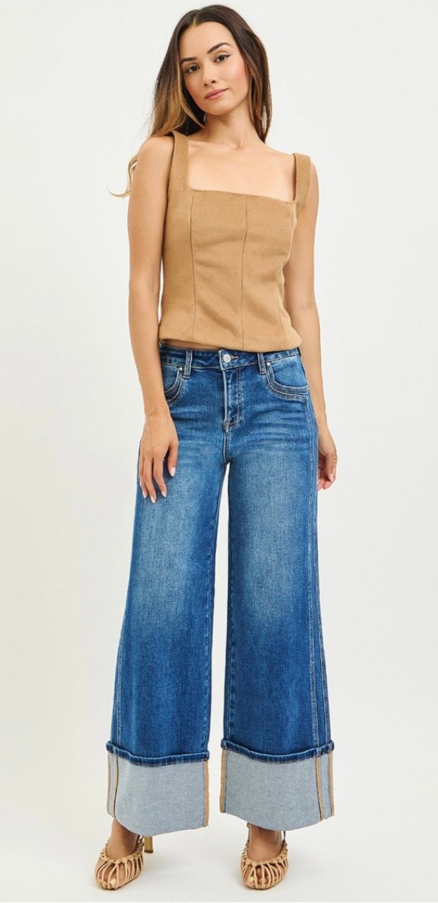 Critique Dark Cuffed Denim