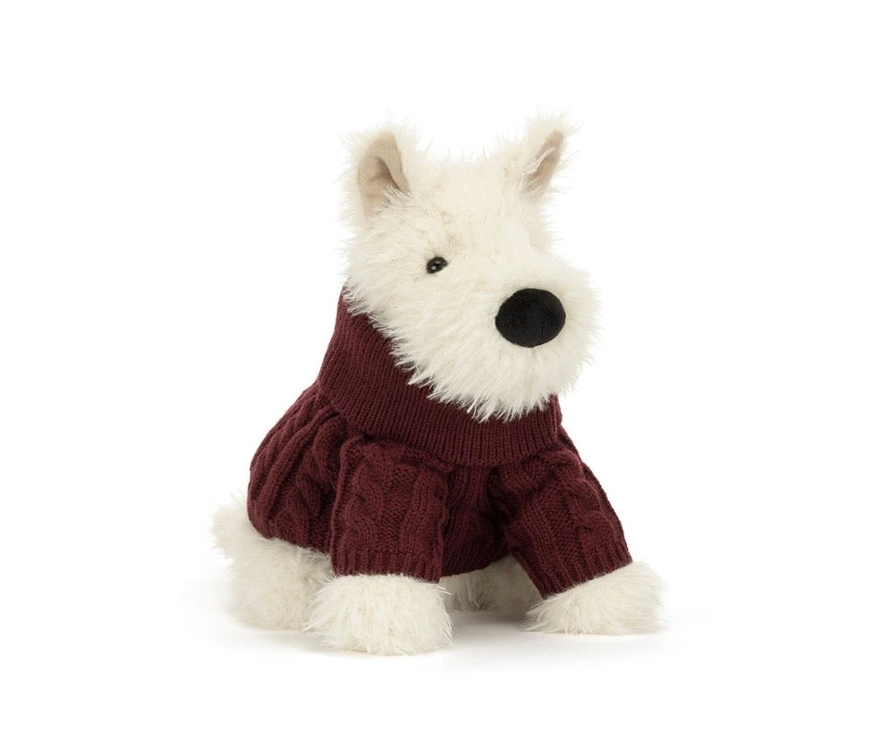 Munro Scottie Dog 'Winter Jumper'