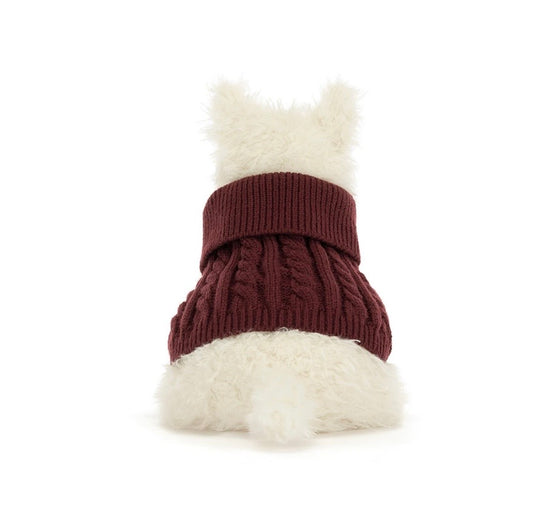 Munro Scottie Dog 'Winter Jumper'