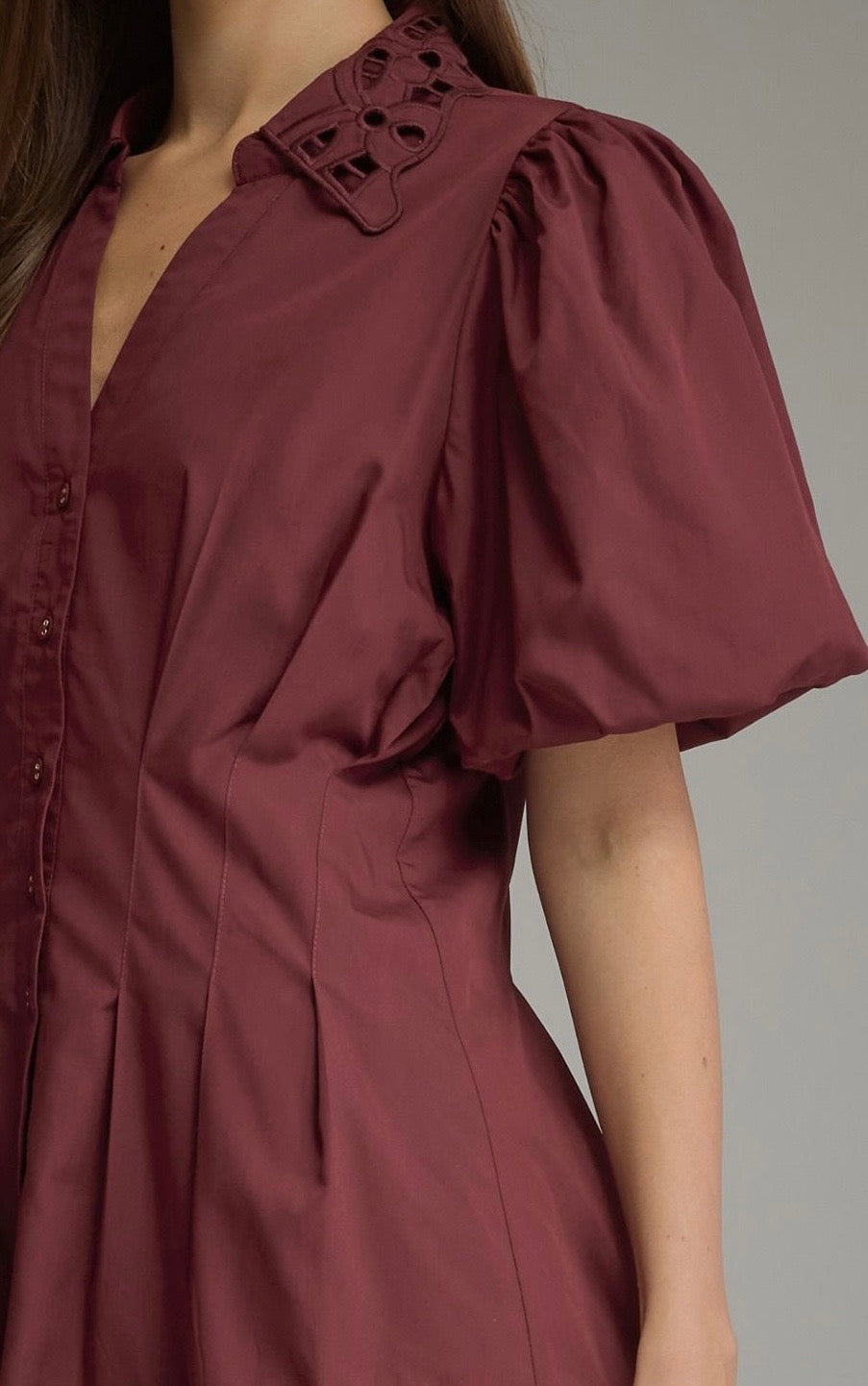 Merlot Romance Mini Dress