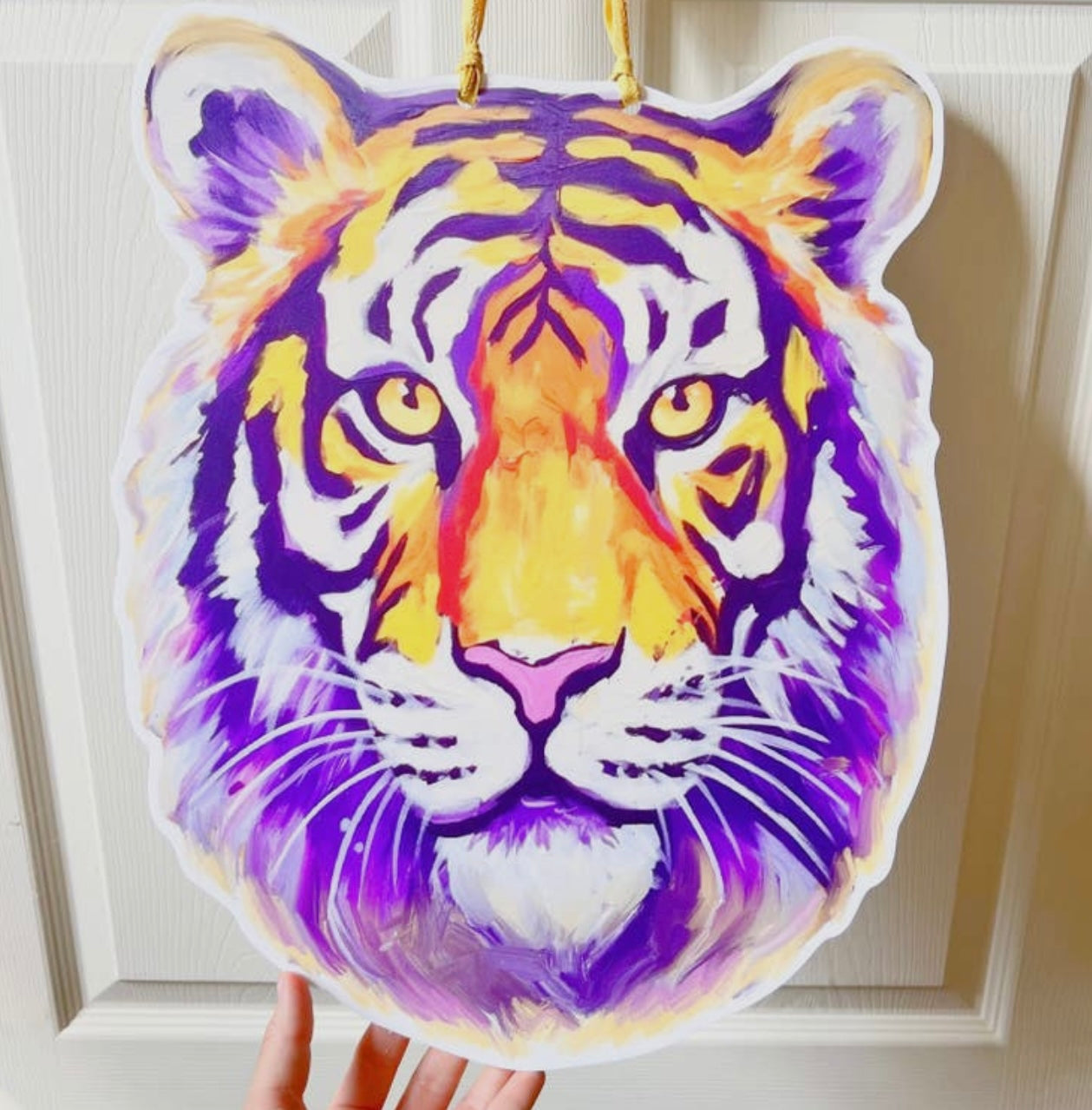 Tiger Head Door Hanger