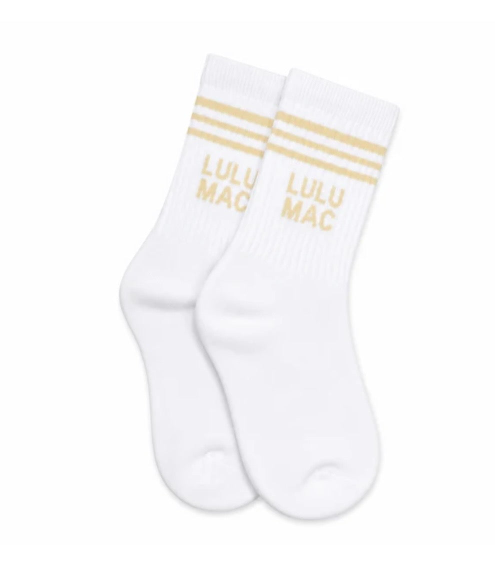 Lulu Mac Socks Single Pair Beige