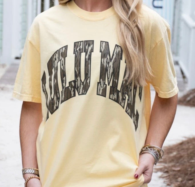 Lulu Mac Mossy Oak Bottomland Butter CC Tee