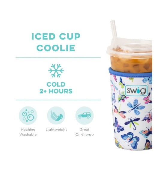 Butterfly Bliss Iced Cup Coolie (Medium)