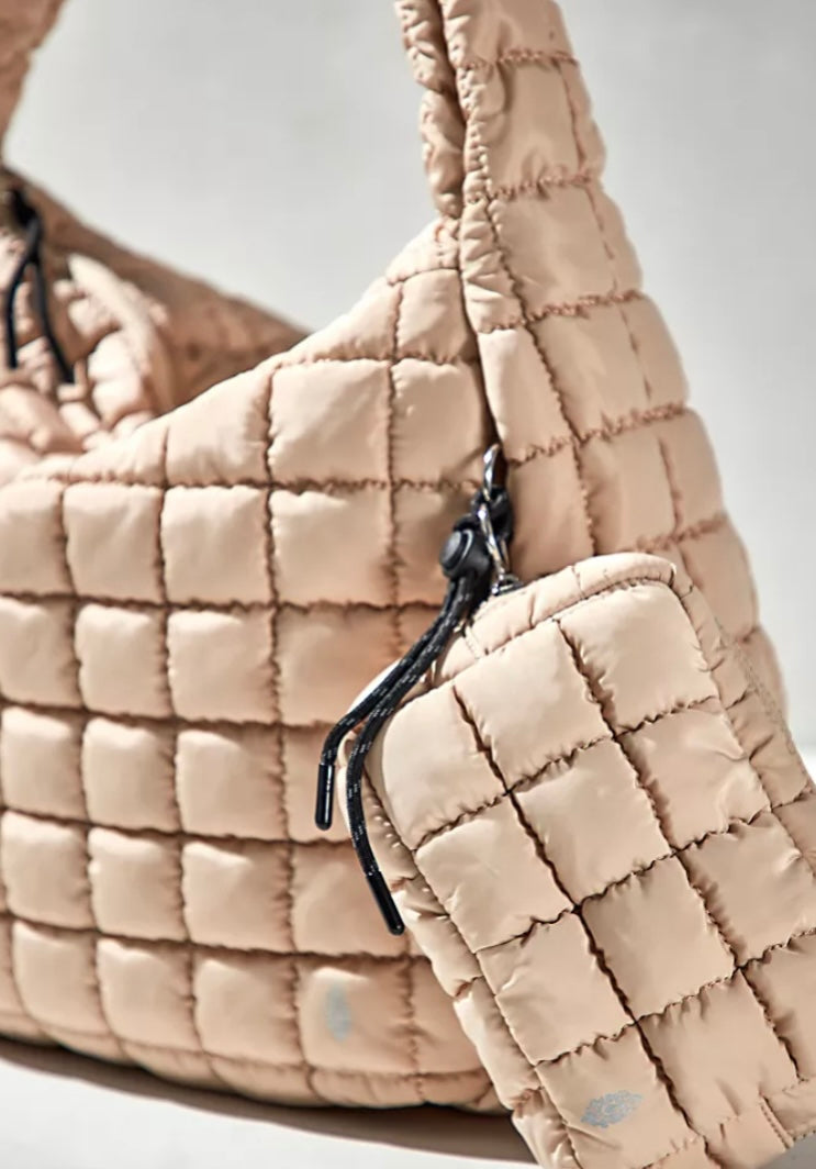 Quilted Mini Case Off White