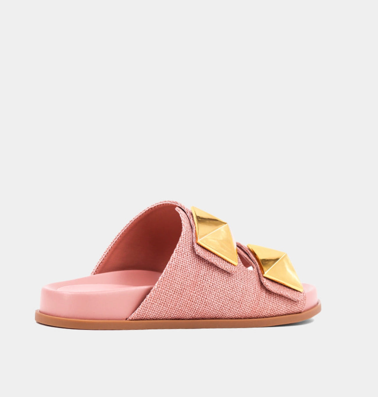 Bernarda Blush Woven Sandals