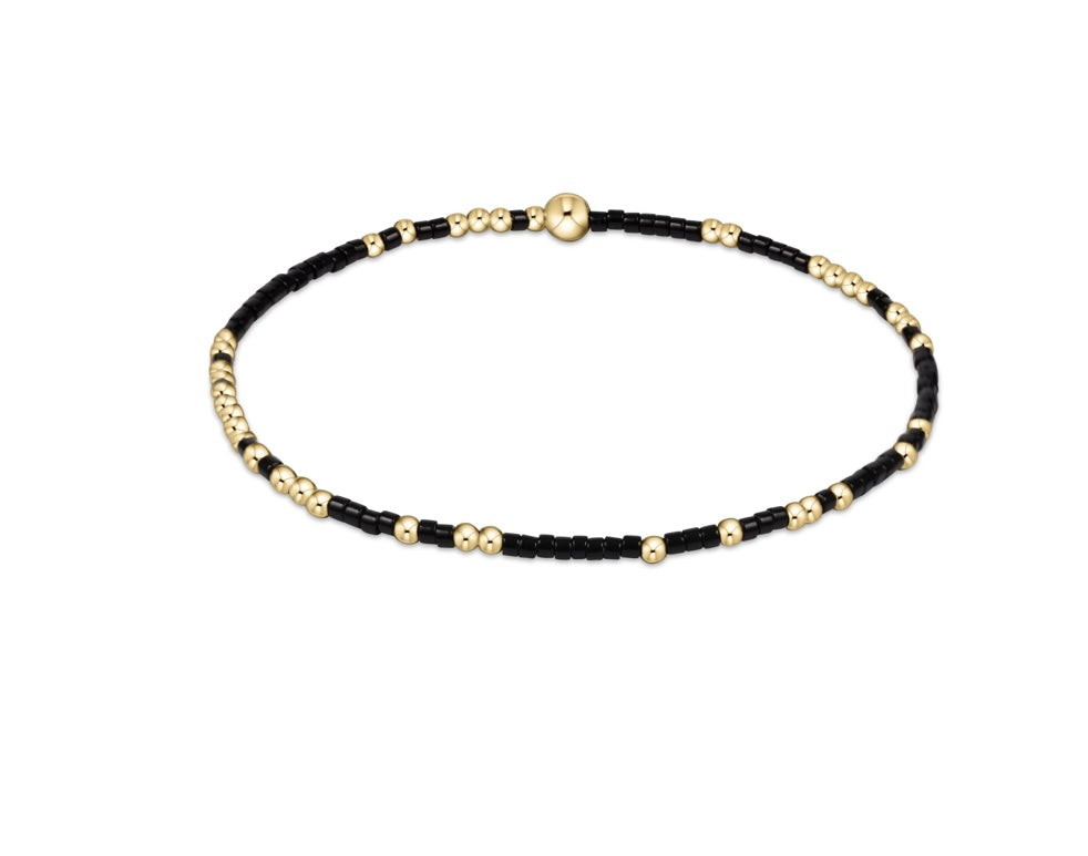 Gameday Hope Unwritten Bracelet - Gold Luster - Onyx