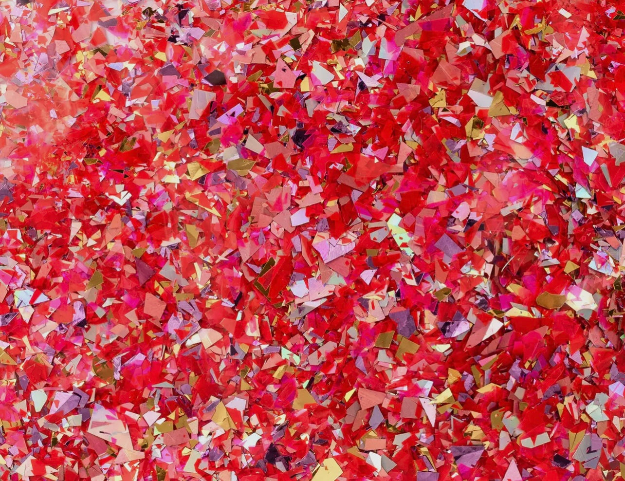 Red & Pink Confetti Place Mat + Desk Pad