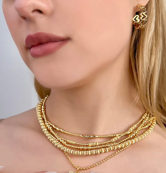 Ultimate Blend of Love Heart Hoops