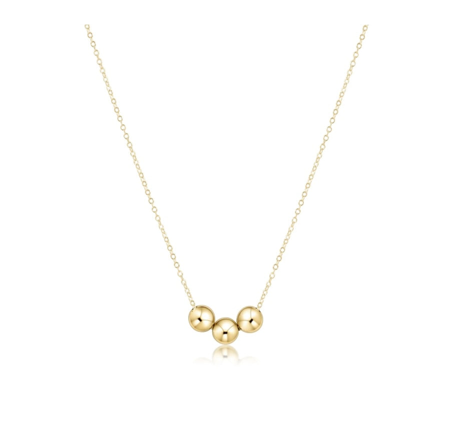 16” Necklace Gold - Classic 8mm Gold