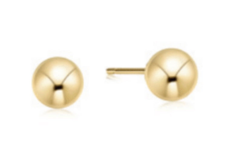 Classic 8mm Ball Stud - Gold