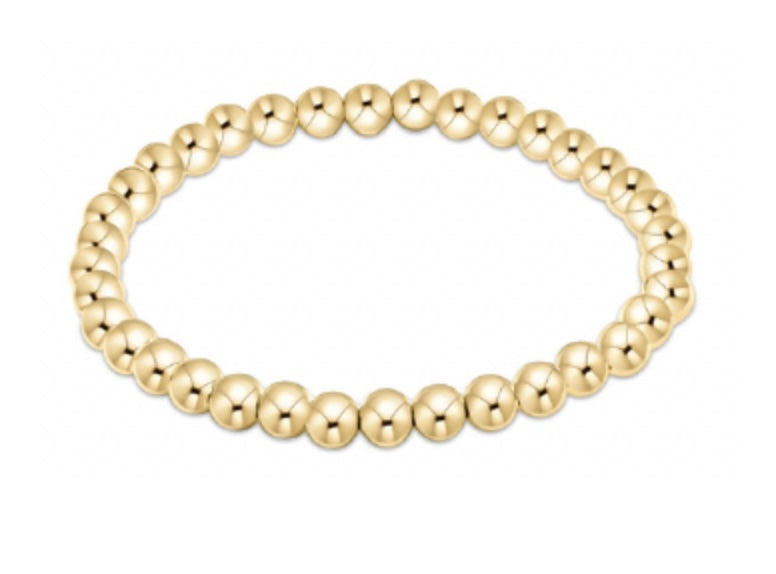 Classic Gold 5mm Bead Bracelet