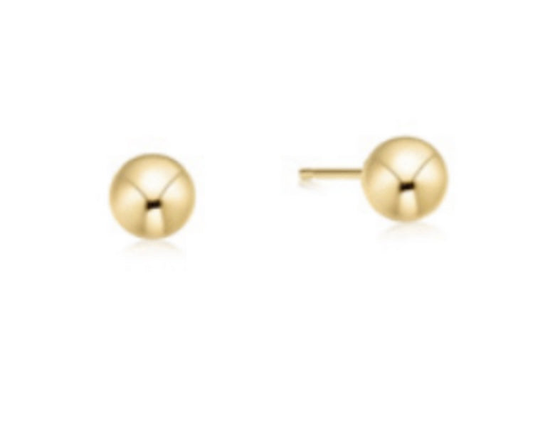 Classic 6mm Ball Stud - Gold