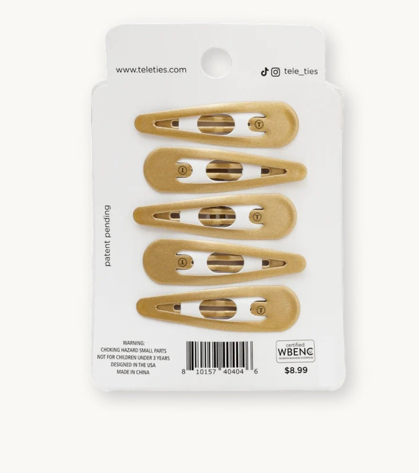 Gold Snap Clip (6 ct)