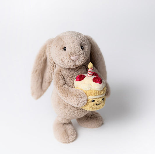 Bashful Beige Bunny ‘Birthday’