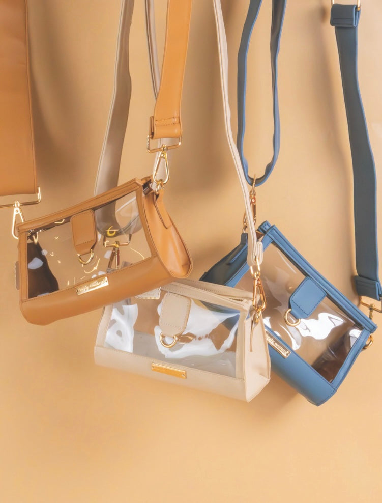 Chai Leather Stadium Purse