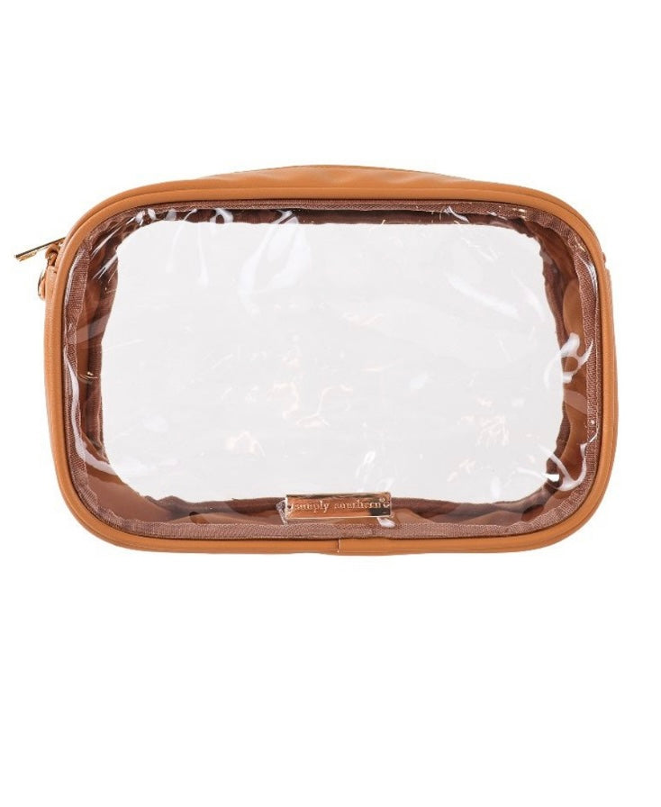 Chai Leather Clear Crossbody